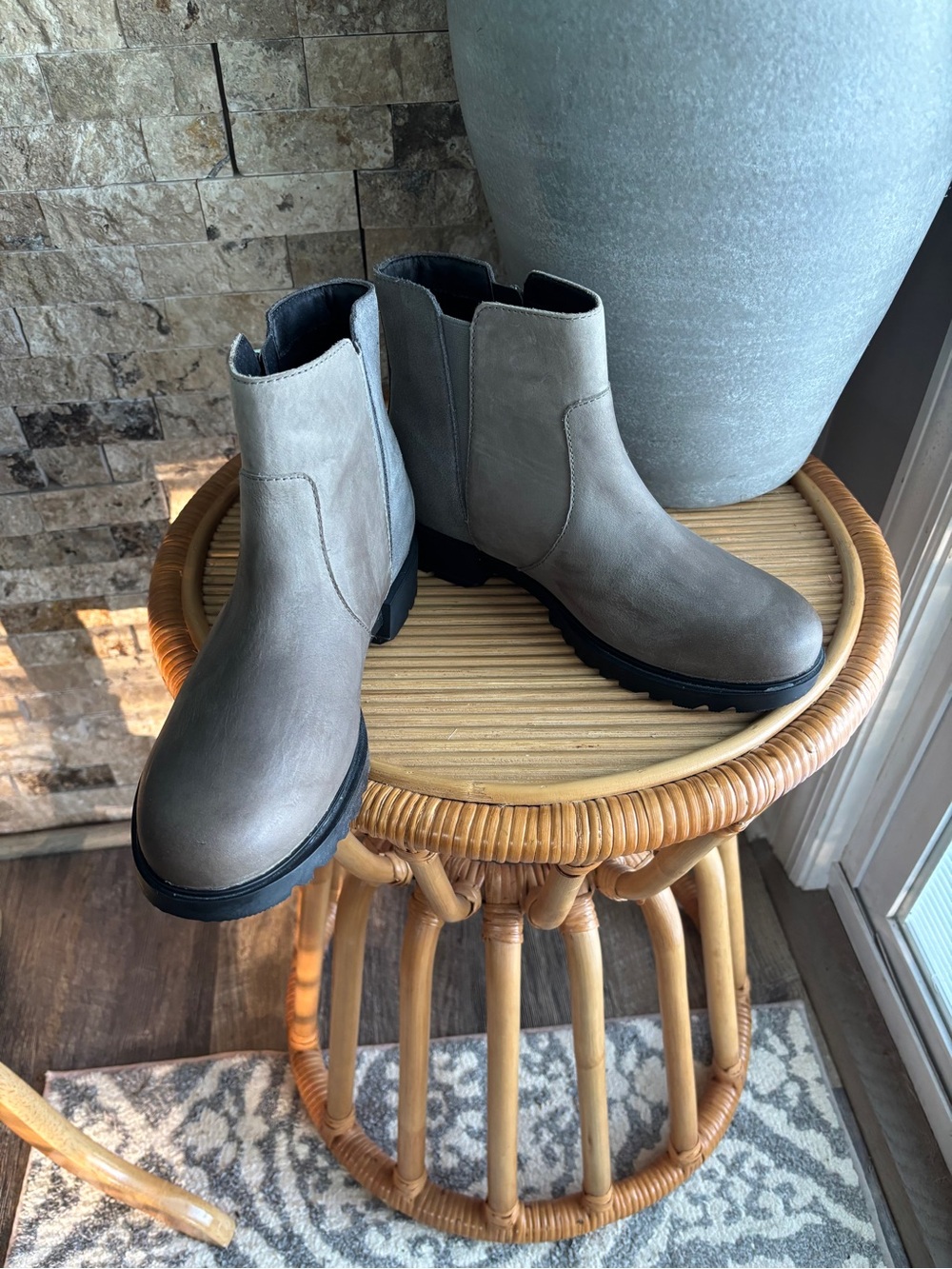 Sorel Taupe Chelsea Ankle Boots
